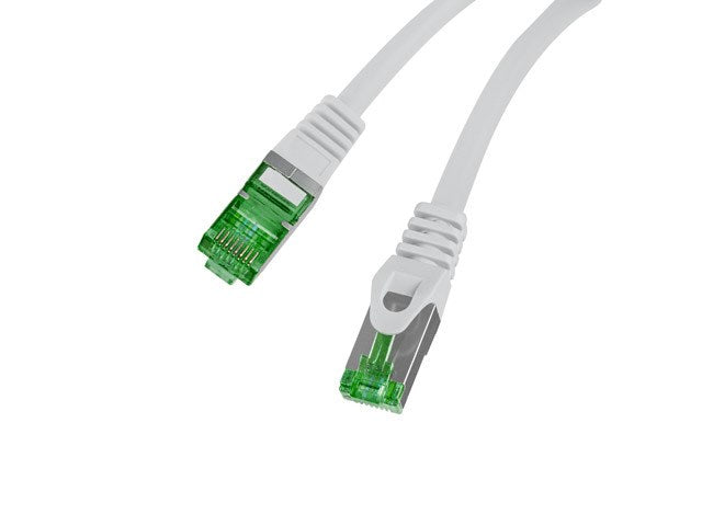 Мрежов кабел Lanberg PCF7-10CU-0025-S, сив, 0,25 м, Cat7 S/FTP (S-STP)