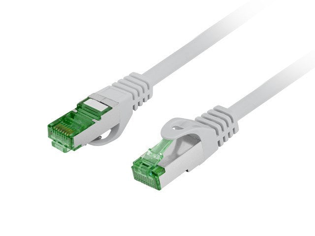 Мрежов кабел Lanberg PCF7-10CU-0050-S, сив, 0,5 м, Cat7 S/FTP (S-STP)