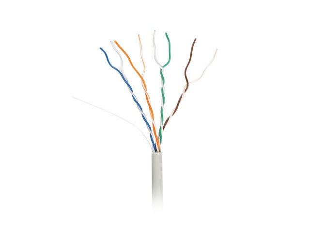 LAN КАБЕЛ LANBERG UTP CAT.5E 305M, ЕДРОЖДЕН CU, LSZH, СИВ, CPR + FLUKE, ИЗПЪЛНЕН