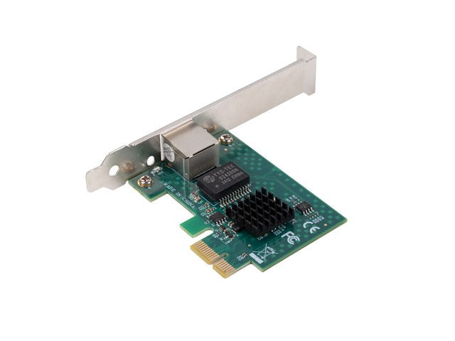 МРЕЖОВА КАРТА LANBERG PCI EXPRESS X1 1X RJ45 2.5GB НИСКОПРОФИЛНА СКОЛКА