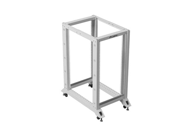 Отворен шкаф Lanberg 19" 22U 600x1000, сив