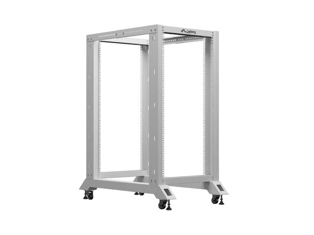 Отворен шкаф Lanberg 19" 22U 600x1000, сив