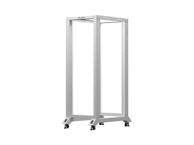 Отворен шкаф Lanberg 19" 32U 600x1000, сив