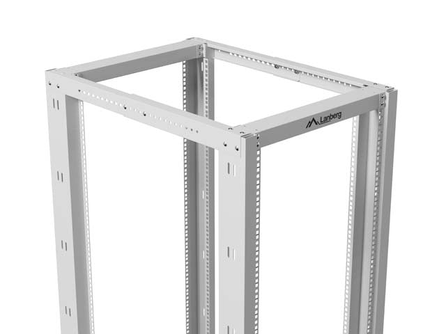 Отворен шкаф Lanberg 19" 32U 600x1000, сив