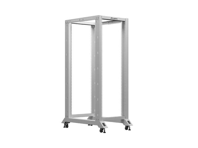 Отворен шкаф Lanberg 19" 32U 600x1000, сив