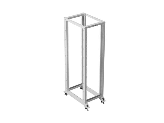 Отворен шкаф Lanberg 19" 42U 600x1000, сив