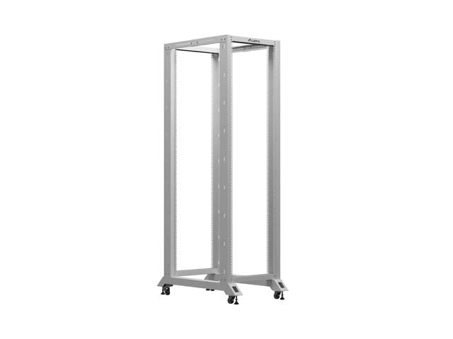 Отворен шкаф Lanberg 19" 42U 600x1000, сив