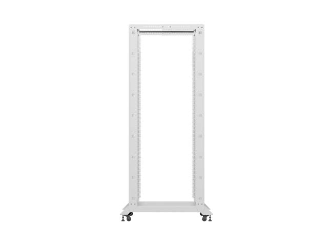 Отворен шкаф Lanberg 19" 42U 600x1000, сив