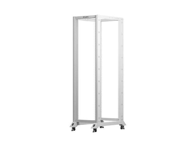 Отворен шкаф Lanberg 19" 42U 600x1000, сив