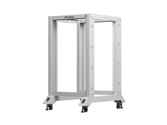 Отворен шкаф Lanberg 19" 18U 600x800, сив
