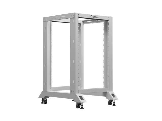 Отворен шкаф Lanberg 19" 18U 600x800, сив