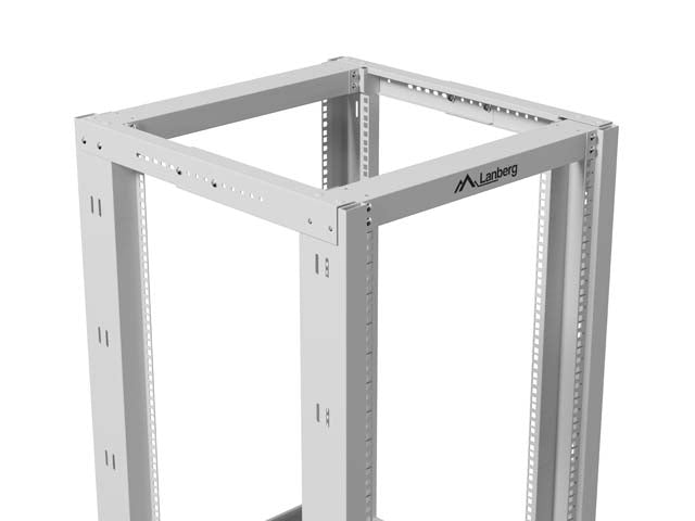 Отворен шкаф Lanberg 19" 18U 600x800, сив