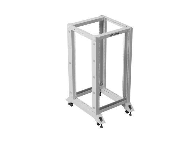 Отворен шкаф Lanberg 19" 22U 600x800, сив