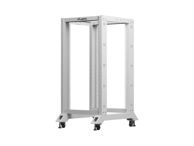 Отворен шкаф Lanberg 19" 22U 600x800, сив