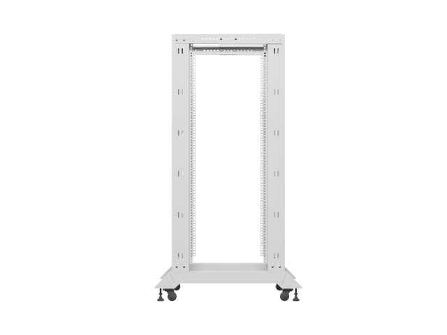 Отворен шкаф Lanberg 19" 27U 600x800, сив