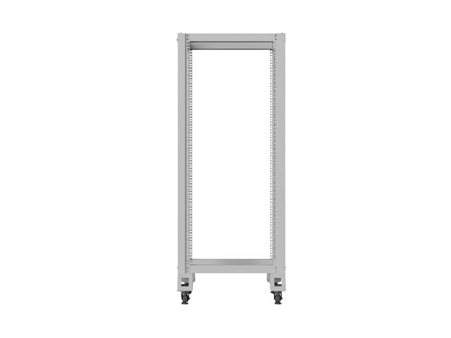 Отворен шкаф Lanberg 19" 27U 600x800, сив
