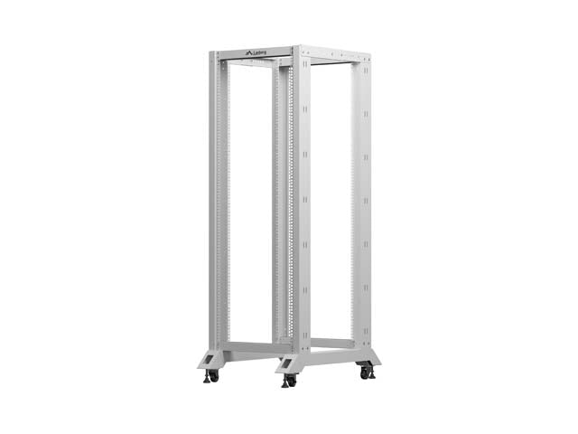 Отворен шкаф Lanberg 19" 32U 600x800, сив