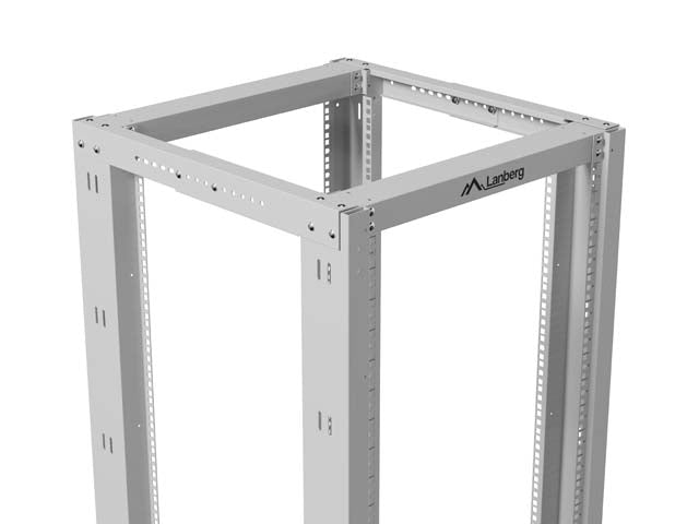 Отворен шкаф Lanberg 19" 32U 600x800, сив