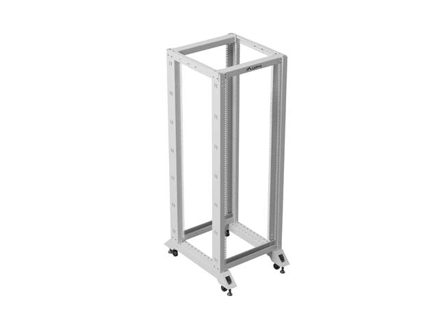 Отворен шкаф Lanberg 19" 32U 600x800, сив