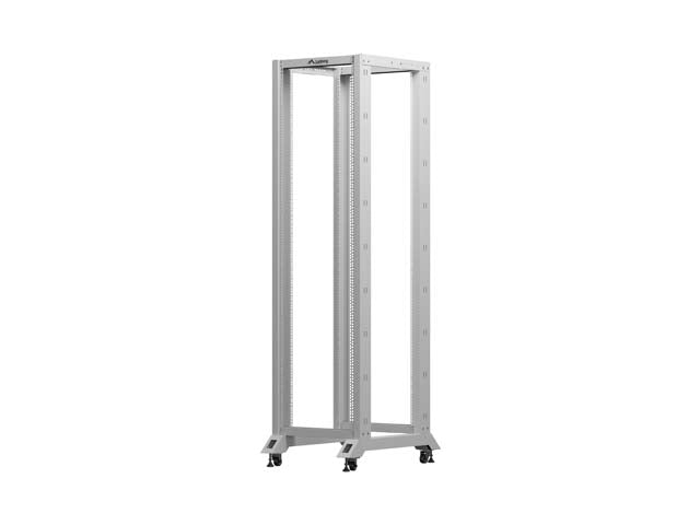 Отворен шкаф Lanberg 19" 42U 600x800, сив