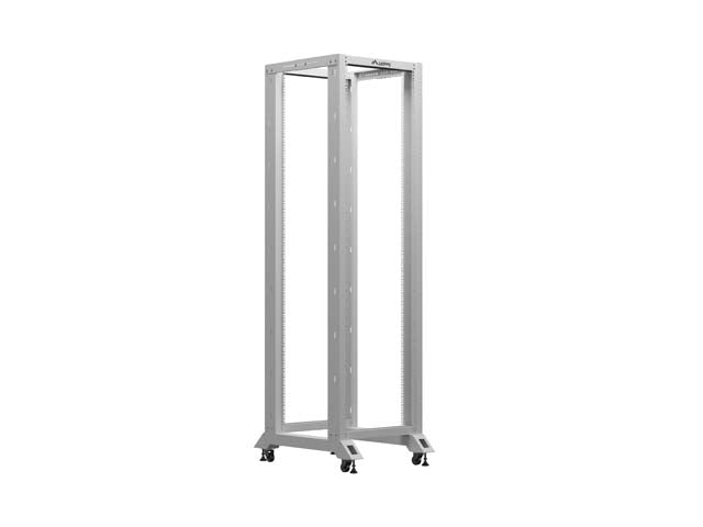 Отворен шкаф Lanberg 19" 42U 600x800, сив