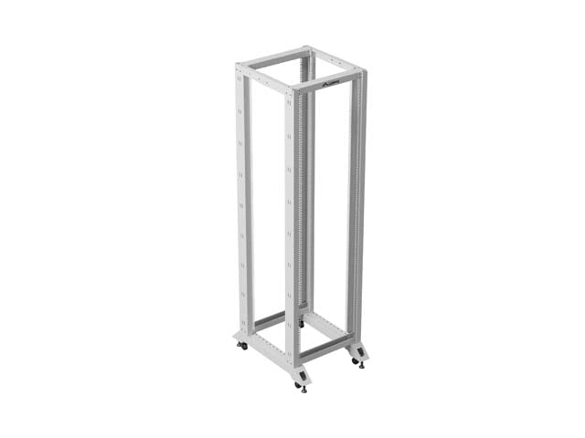 Отворен шкаф Lanberg 19" 42U 600x800, сив