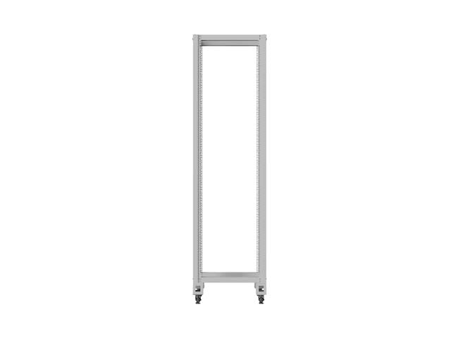 Отворен шкаф Lanberg 19" 42U 600x800, сив