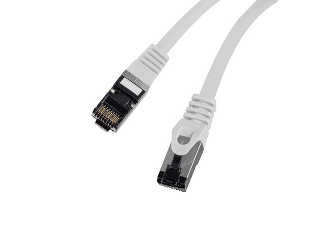 Lanberg пач кабел CAT.8.1 S/FTP LSZH CU 1m, сив