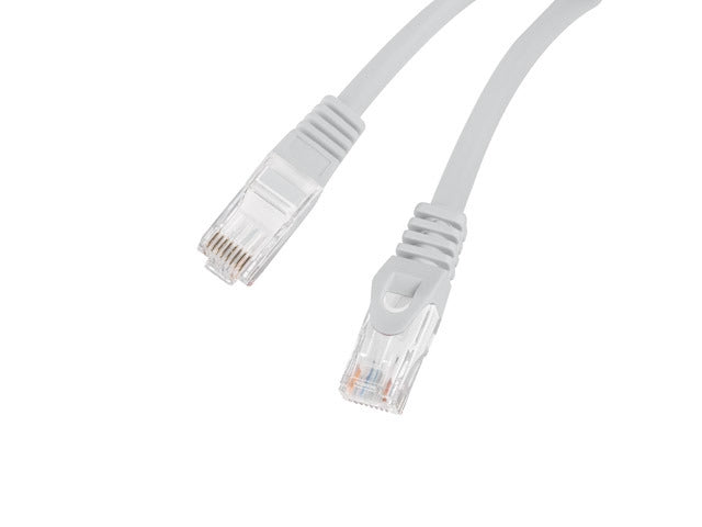 Lanberg patchcord CAT.6 UTP LSZH CCA 5m Fluke Passed, сив