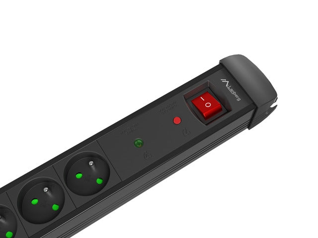 Lanberg Surge Protector SP1 5M 5 x Френски контакти Черен