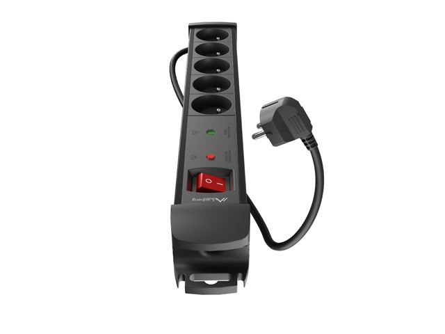 Lanberg Surge Protector SP1 5M 5 x Френски контакти Черен
