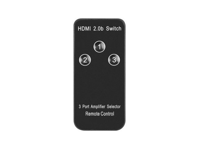 Lanberg Video Switch 3x HDMI + Micro USB порт + Дистанционно управление, черен