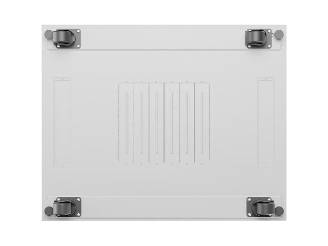 Свободно стоящ шкаф за стелажи 19" 15U 800x1000 сив перфориран врата LCD Lanberg (плоска опаковка)