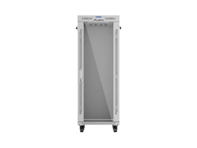 Шкаф за стелаж Lanberg FF01-6632-12SL, 32U, свободностоящ, сив