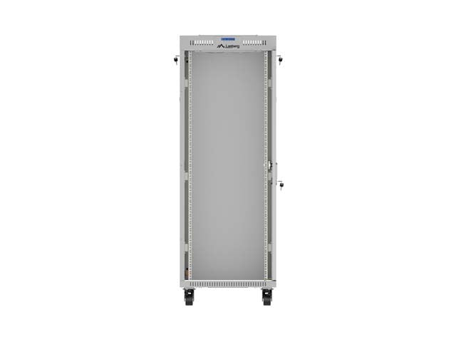 Шкаф за стелаж Lanberg FF01-6632-12SL, 32U, свободностоящ, сив