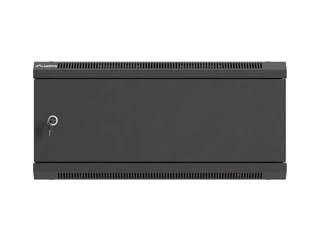 Шкаф за стена Lanberg WF01-6404-00B, 4U, черен