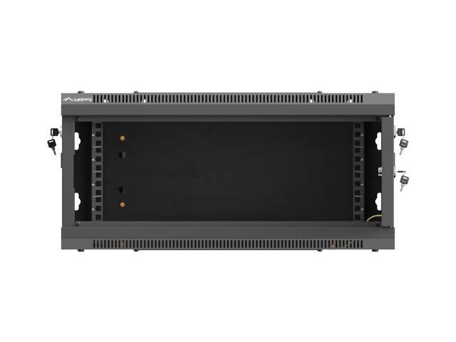 Шкаф за стенен монтаж Lanberg WF01-6604-00B, 4U