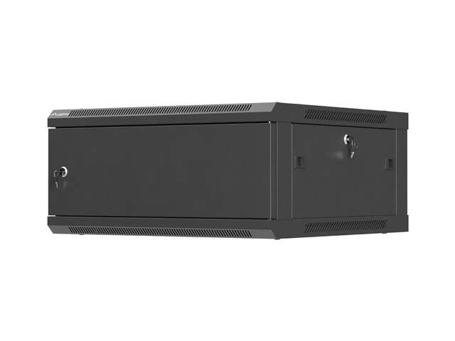 Шкаф за стенен монтаж Lanberg WF01-6604-00B, 4U