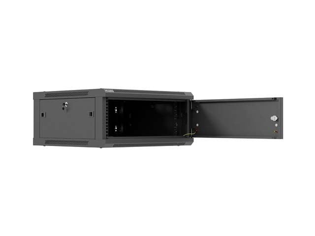 Шкаф за стенен монтаж Lanberg WF01-6604-00B, 4U