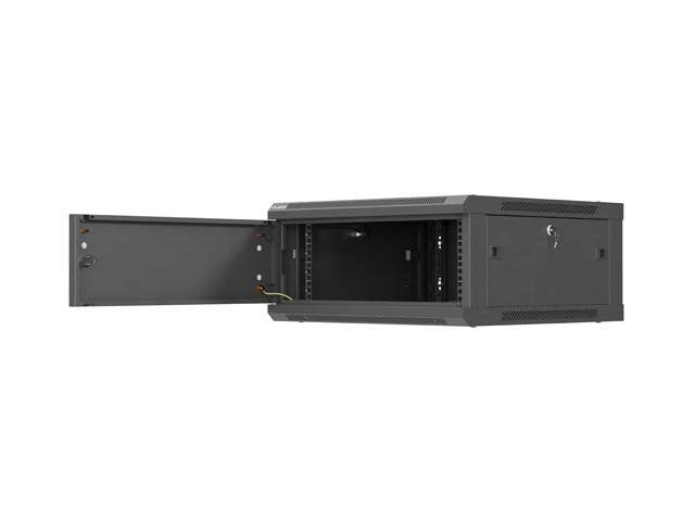 Шкаф за стенен монтаж Lanberg WF01-6604-00B, 4U