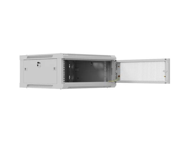 Шкаф за стена Lanberg WF01-6604-23S, 4U, сив