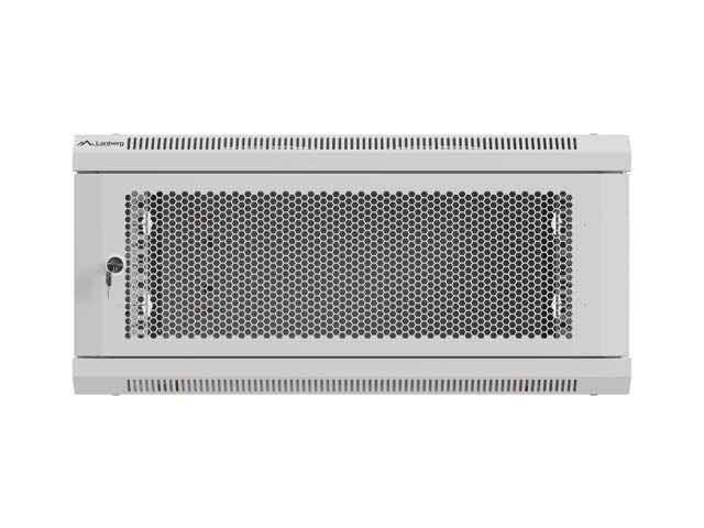Шкаф за стена Lanberg WF01-6604-23S, 4U, сив