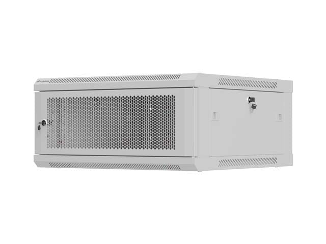 Шкаф за стена Lanberg WF01-6604-23S, 4U, сив