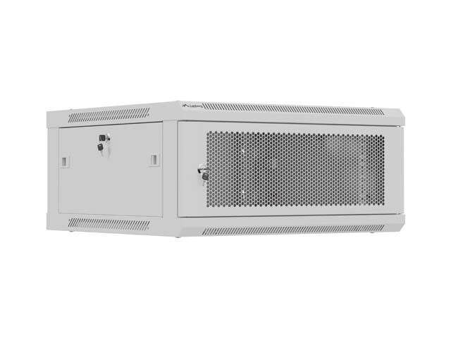 Шкаф за стена Lanberg WF01-6604-23S, 4U, сив
