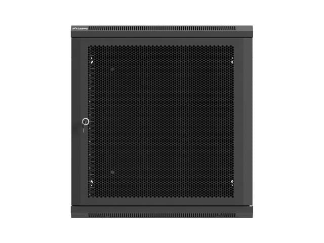Шкаф за стенен монтаж Lanberg WF01-6612-23B, 12U, черен