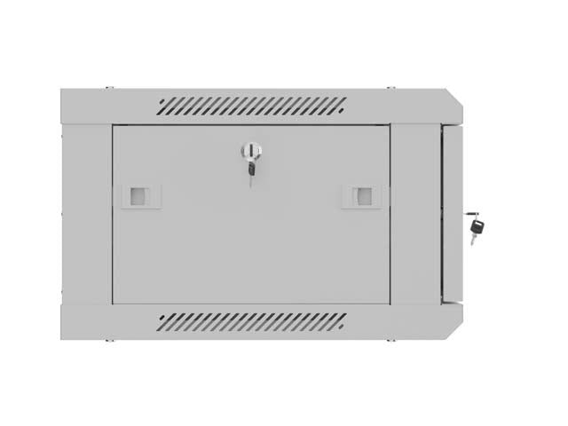 Шкаф Lanberg 19" стенен монтаж 4U / 600x450 за самосглобяване (плоска опаковка), сив