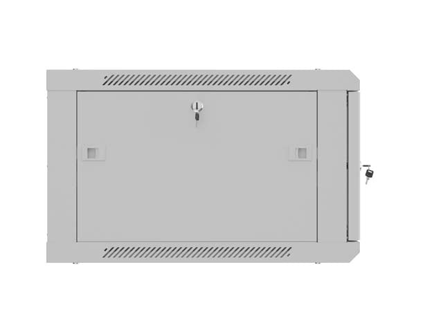 Шкаф Lanberg 19" стенен монтаж 9U / 600x600 за самостоятелно сглобяване (плосък пакет), сив