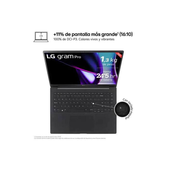 Лаптоп LG 16ZD90SP-A.AX78B 16’’ intel core ultra 7 32 GB