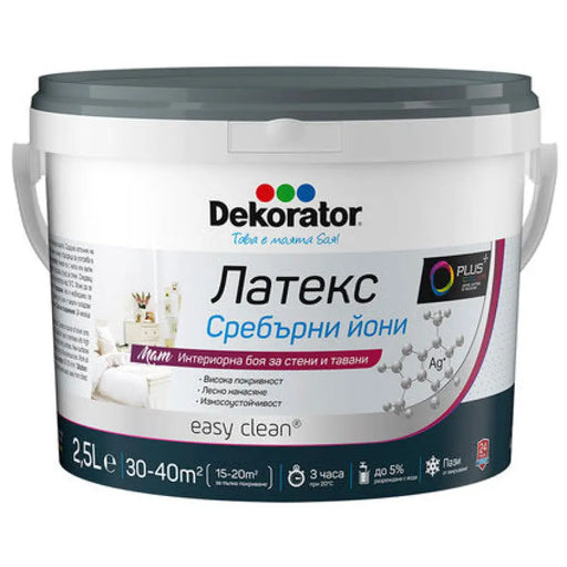 ЛАТЕКС СРЕБЪРНИ ЙОНИ P 2.5L DEKORATOR
