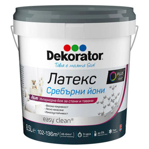 ЛАТЕКС СРЕБЪРНИ ЙОНИ P 8.5L DEKORATOR